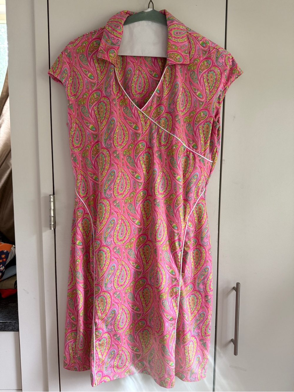 EP Pro Paisley Mandarin-Inspired Golf Dress w/ Attachable Shorts, M, MSRP $129 - Picture 7 of 16